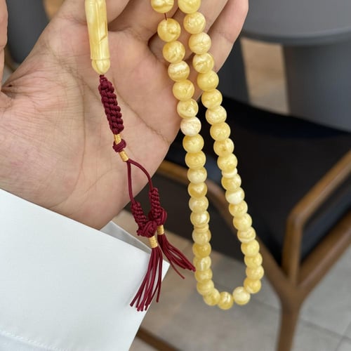 سبحة كهرمان طبيعي