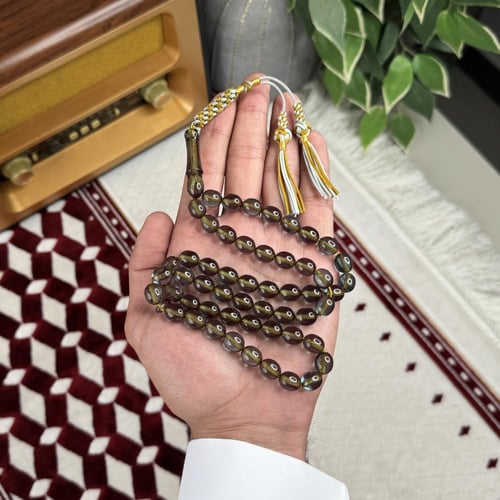 سبحة زعفرانية كركوشة Z012