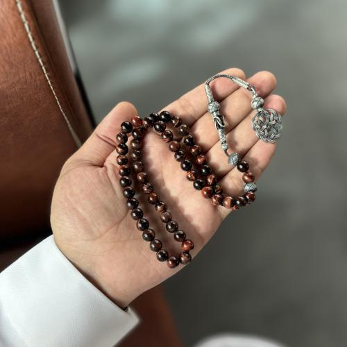 سبحة حجر طبيعي S008