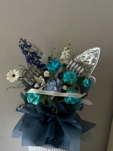 باقه الفخامه الزرقا