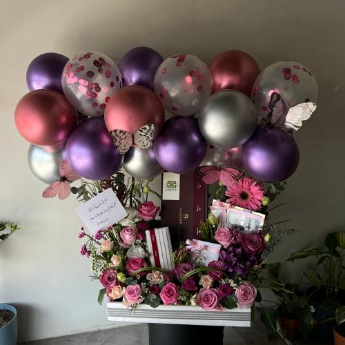 ستاند الغيمه مع البالون " الجميل "