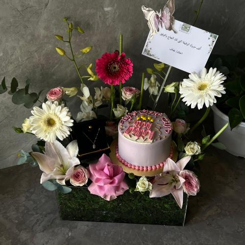 تنسيق هديه - اكريلك / Gift arrangement - acrylic