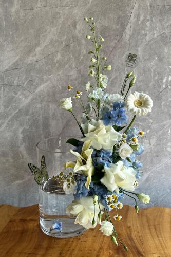 فازه السمكة الأنيقه