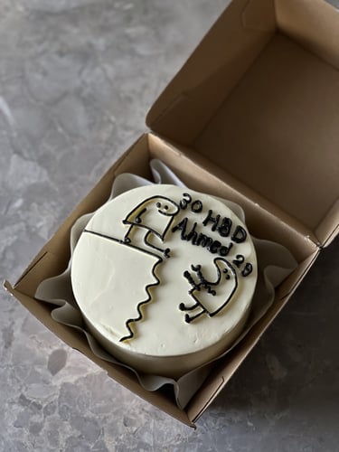 كيكتين لنش مع تنسيق بوكس اكريلك