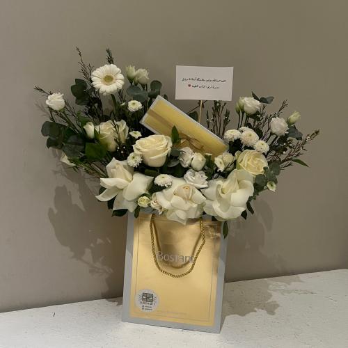 شوكلت بستاني مع التنسيق الفاخر