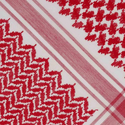 شماغ سيار أحمر غامق يميل للبرتقالي