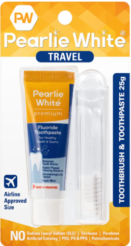 Pearlie White Travel Toothbrush فرشاة أسنان للسفر...