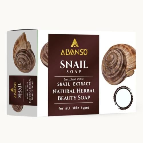 صابون الحلزون من ألفانسو ALVANSO SNAIL SOAP 150G