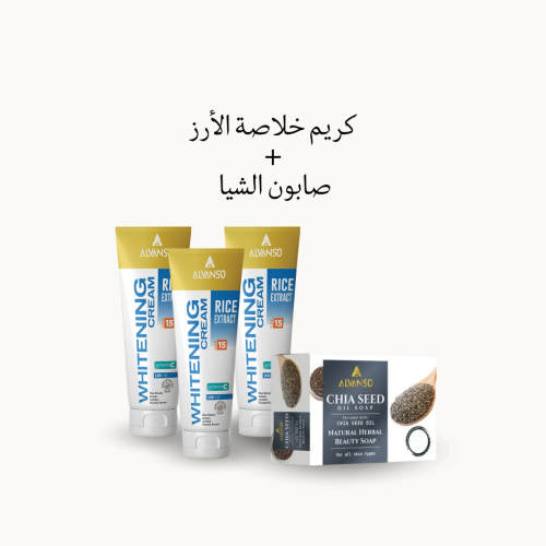 ثلاثي كريم مستخلص الأرز