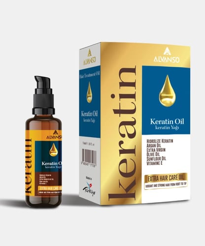 زيت الكيراتين للشعر من ألفانسو ALVANSO Keratin oil...