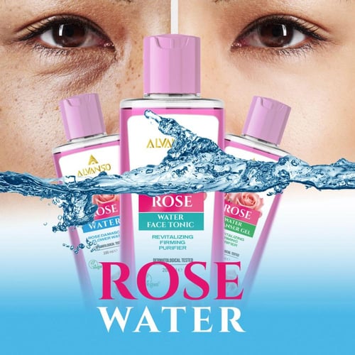 غسول الوجه بماء الورد من ألفانسو ALVANSO Rose Wate...