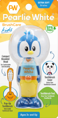 Pearlie White Kids Pop-up Toothbrush Penguin فرشاة...