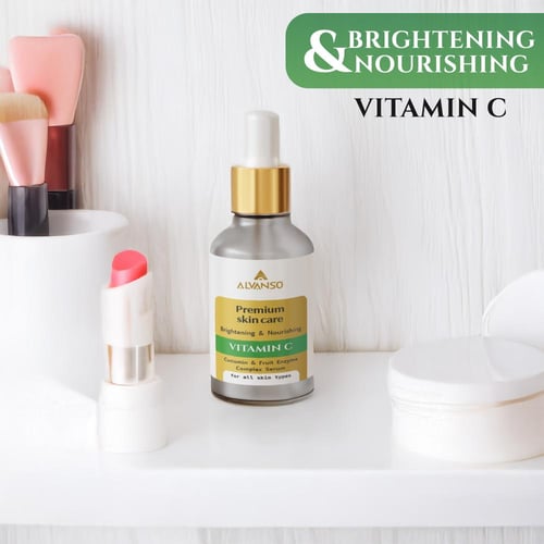 سيروم التفتيح المغذى بفيتامين جـ من ألفانسو ALVANS...