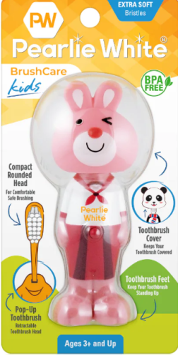 Pearlie White Kids Pop-up Toothbrush Bunny فرشاة أ...