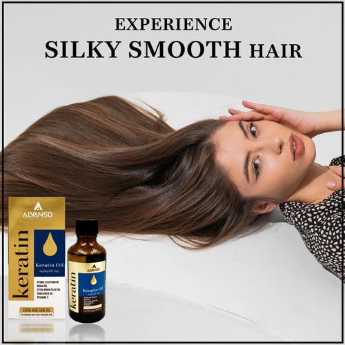 زيت الكيراتين للشعر من ألفانسو ALVANSO Keratin oil...