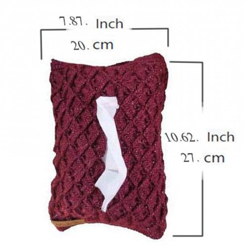 غلاف مناديل احمر