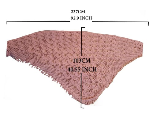 شال مثلث كبير