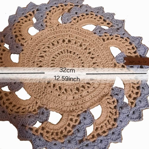 طقم مفرش دائري