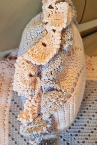 طقم بطانية+وسادة+غلاف مناديل