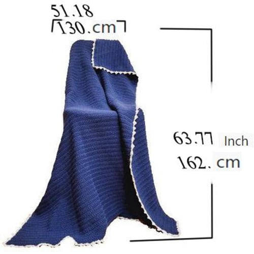 بطانية بلون كحلي