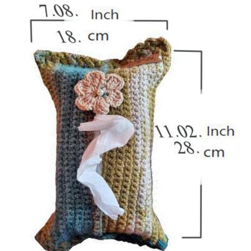 غلاف مناديل اخضر جانجا