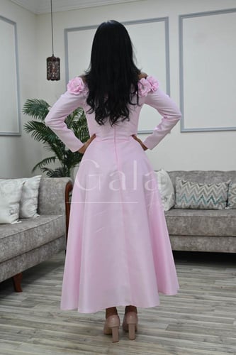 فستان ميدي اوف شولدر ورود