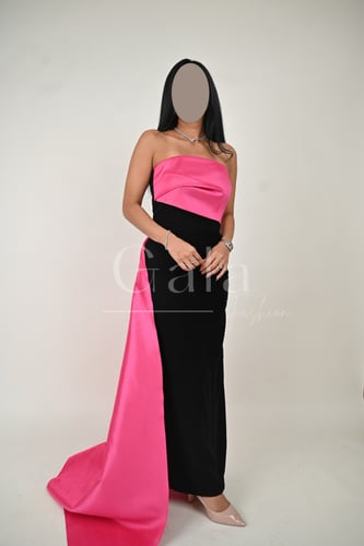 فستان توب بذيل