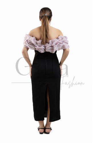 فستان ميدي ناعم