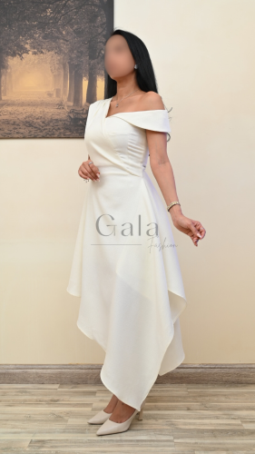 فستان ميدي كتف