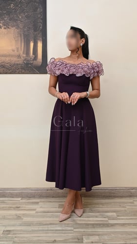 فستان اوف شولدر ميدي