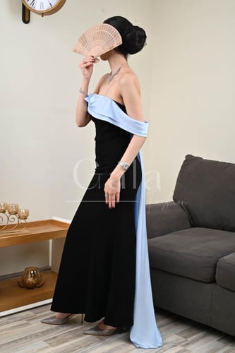 فستان سهرة طويل فخم