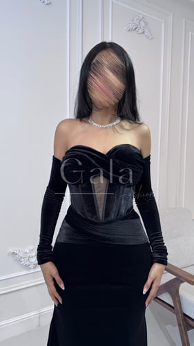 فستان توب كورسيه طويل