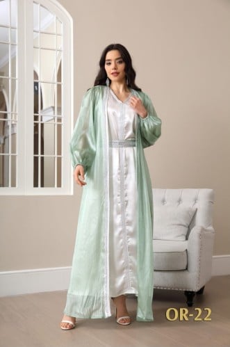 جلابية العيد قطعتين بكلفه