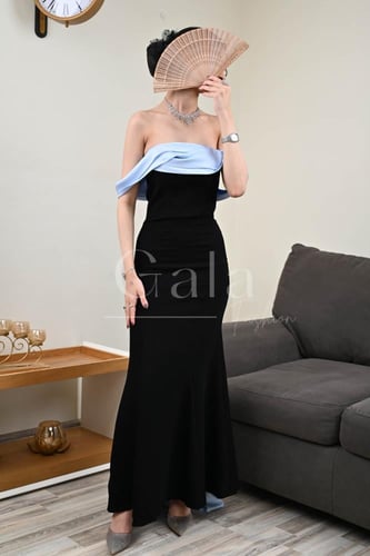 فستان سهرة طويل فخم