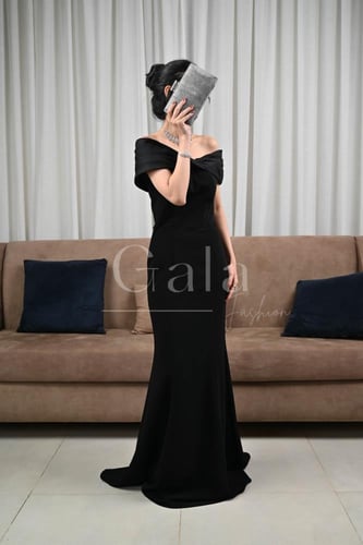 فستان طويل اوف شولدر