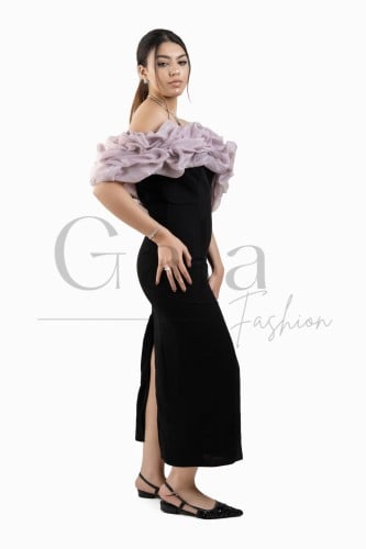 فستان ميدي ناعم