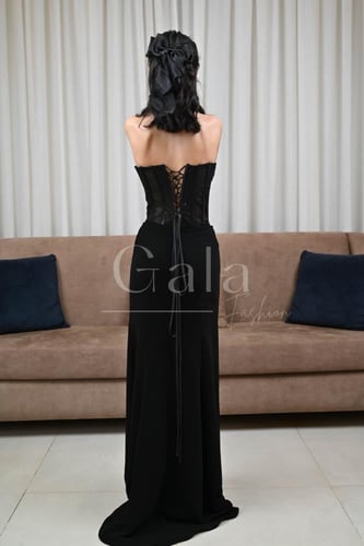 فستان كورسيه طويل فخم