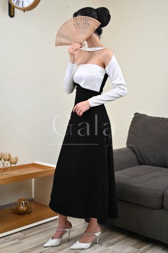 فستان ناعم بأكمام انيقة