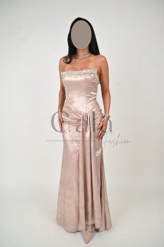 فستان كورسية طويل مخصر