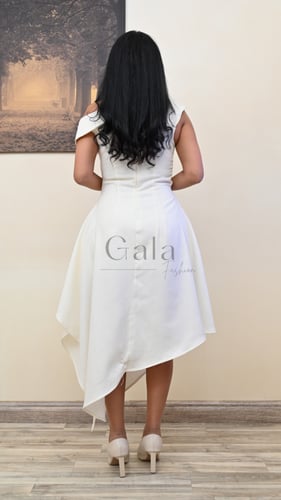 فستان ميدي كتف