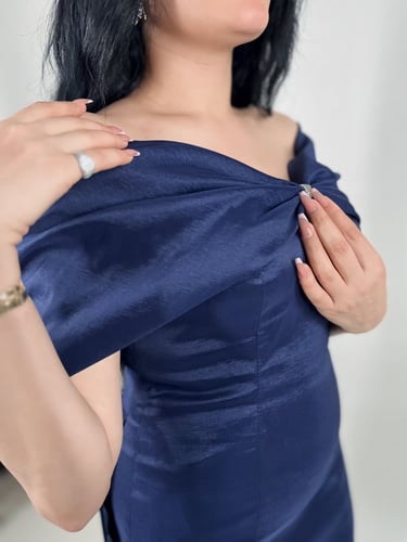 فستان اوف شولدر طويل