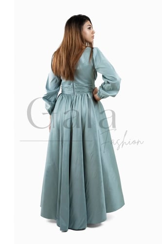 فستان تفته كم طويل