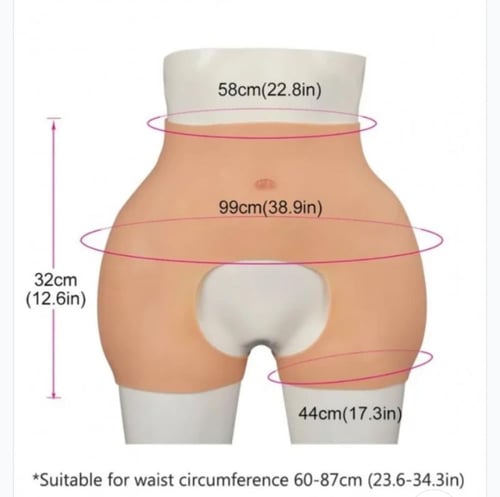 شورت سيليكون برازيلي – بروز 3 سم للمؤخرة وجوانب مت...