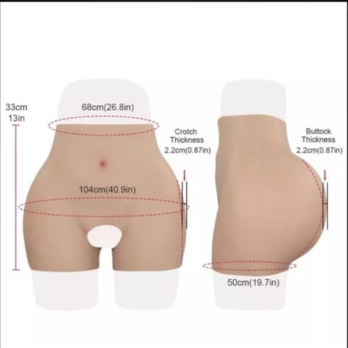 شورت الأنوثة الطاغية سيليكون – بروز 2.2 سم للمؤخرة...