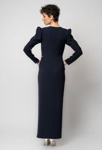 فستان همسة زمردية