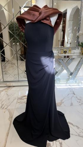 فستان همسة العنابي