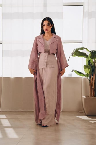 جلابية موف قطعتين