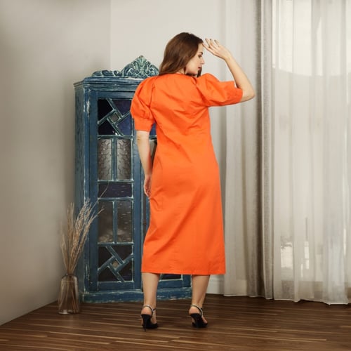 فستان برتقالي EXQUISE