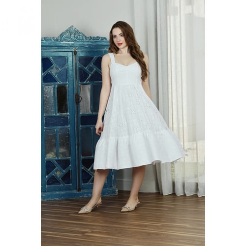 فستان أبيض دانتيل Jus De PoMMes