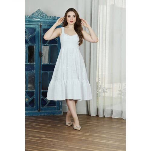 فستان أبيض دانتيل Jus De PoMMes